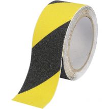 Toolcraft - ANST505M-YB 1564113 Anti-Rutschband Sugo Schwarz, Gelb (l x b) 5 m x 50 mm 1 St.