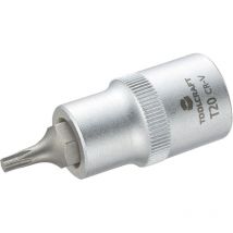 Toolcraft - 816162 Innen-Sechsrund (tx) Steckschlüssel-Bit-Einsatz t 20 1/2' (12.5 mm)