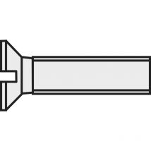 839954 Senkschrauben M3 16 mm Schlitz din 963 Kunststoff, Polyamid 10 St. - Toolcraft