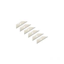 Lot de 5 lame trapézoïdale 60 mm avec trou Toolcraft TO-4983444 1 pc(s)