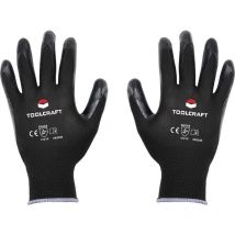 TOOLCRAFT TO-5621529 Polyester, Nitril Arbeitshandschuh Größe (Handschuhe): 8 EN 388 CAT II 1 Paa