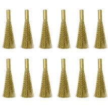TO-5864076 Pinceau de rechange pour gomme à fibre optique, lot de 12 (fil en laiton), 4 mm Diamètre 4 mm 12 p - Toolcraft
