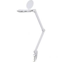 Toolcraft – 127 mm Klemm-Lupenleuchte mit 72 SMD-LED – 1,75-fache Vergrößerung – Dimmbar – Tischklemme – Bedienungsanleitung
