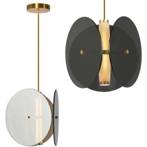 Toolight Hängelampe App1675-cp Round Black
