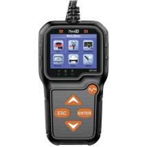 Tool It - Toolit DBT500 Tester batteria per auto 6 v, 12 v Prova batteria, Controllo alternatore, Monitoraggio della carica 140 m