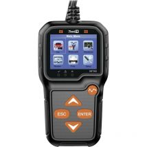Tool It - Toolit DBT500 Testeur de batterie de voiture 6 v, 12 v test de batterie, contrôle alternateur, surveillance de la charge 140 mm x 80 mm x