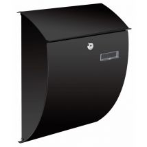 Perel - briefkasten - nice - schwarz - 40 x 31 x 16 cm