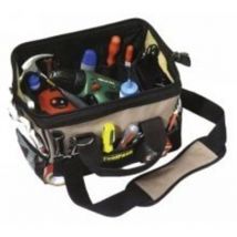 Werkzeugtasche Umhängetasche – 24 Fächer – Polyester – Verstärkter Boden – Mit Griffen und Tragegurt