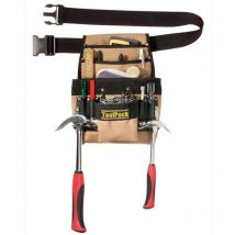 Toolvizion Toolpack Werkzeug-Gürteltasche, 8 Fächer, 2 Bügel