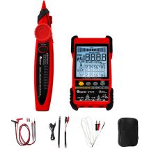 Lifcausal - ET618 Handheld Portable Cable Tester with lcd Display Analogs Digital Search poe Test Cable Pairing Sensitivity Adjustable Network Cable