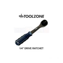 Toolzone - Elite 1/4 Drive Ratchet Handle Socket Wrench 90T Fine Tooth SS230