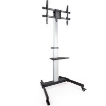 Hera - Tooq Bodenständer De Aluminium-rollenständer De Für 37'-86' Bildschirme