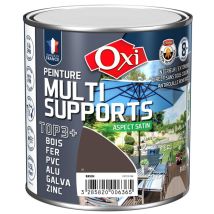 Oxi - Peinture Top 3 Bois Fer Pvc Satin 500ml Brun