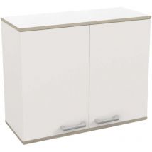 Top cucina in bianco opaco 78x63x33 cm design moderno