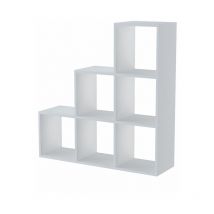 Etagère Step 3X3, blanche