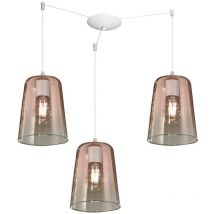 Top-light - Top light lustre shaded 1164bi s3 s ra e27 led verre cuivre plafonnier moderne