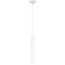 Top-light - Top light tube rond 1174 s1 gu10 led lustre cylindrique en métal moderne, finition métal blanc