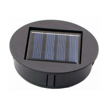 Top Replacement Solar Light for Lantern Solar Panel Light Cover with One led Bulb, diy Solar Lantern for Outdoor Garden Decor