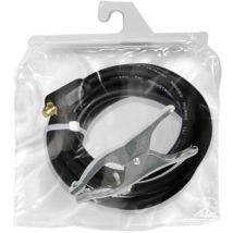 Toparc – 043817 – Morsetto di terra con cavo e spina – 4 m – Utensileria