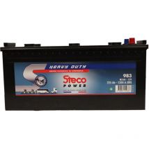 Steco - Batterie 12V 225Ah 1200A 518x273x240 mm heavy duty power - 983