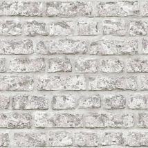 Papel de pared Topchic Brick Wall gris oscuro Noordwand