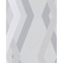 Topchic - Papier peint Graphic Lines Diamonds Gris Noordwand