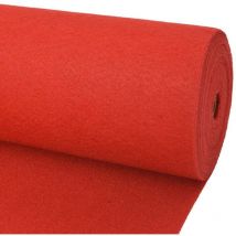 Exhibition Carpet Plain 1x12 m Red VDTD26092