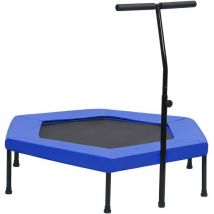 Fitness Trampoline with Handle and Safety Pad Hexagon 122 cm FF92491UK