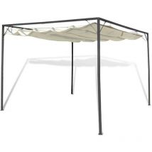 Garden Gazebo with Retractable Roof Canopy VDTD26251