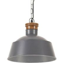 Hommoo - Industrial Hanging Lamp 32 cm Grey E27