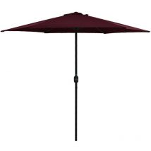 Outdoor Parasol with Aluminium Pole 270x246 cm Bordeaux Red FF47348UK