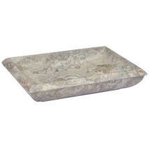 Sweiko - Sink Grey 50x35x10 cm Marble FF149164UK