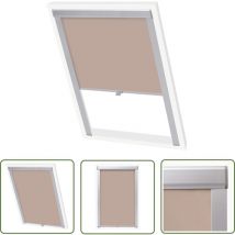 Sweiko - The Living Store Verdunkelungsrollo Beige M06/306 - Dachfensterrollo - Velux Rollo - Verdunklungsrollo - Rollladen - Sonnenschutz