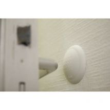 Tope de puerta adhesivo de elastómero blanco Elior Civic industrie - Ø60 x Ht.15 mm - 88902790