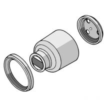 Tope de puerta Nr. 116020gris c 22 - 1 w