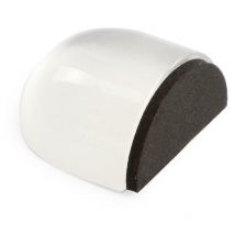 Tope puerta adh.metacrilato ovalado g/negra 42x39x23mm b90170h