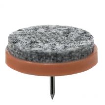 Alfa Dyser - Tope silencioso fieltro marrón 20mm (100 unidades)