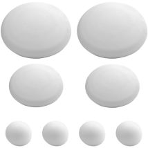 Oryx - Butées Adhésives Pour Murs/portes/fenêtres/meubles 2 X Ø 60 Mm./2 X 40 Mm./4x22mm. (blister 8 Pièces)