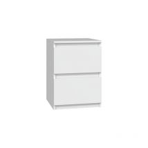 Worktop Express - Mesita de noche Malwa M2, blanco