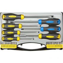 Cacciaviti e punte a innesto 27 pezzi assortiti Topex 39d887