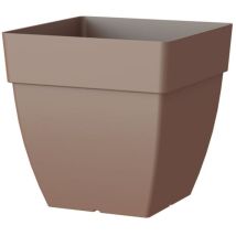 Topf Capri Quadrat 45cm Taupe