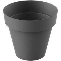 Les Tendances - Topf Modell 'Tes' Ø18x15cm (2,5 Liter) aus anthrazitgrauem Polypropylen