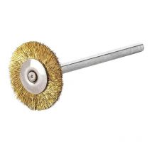 Lessmann - Miniatur-Rundbürste Messing gew. 22x0,1mm