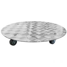 Topflappen - Aluminium - Auf Rollen - Durchmesser 40 Cm Jany France