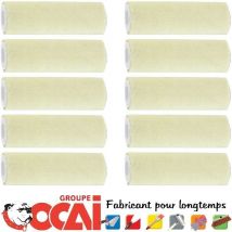 Toplak boite de 10 mini rouleaux Ocai laques et vernis L.100 mm, Poils: 4 mm