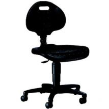 Topstar - Arbeitsstuhl tec 20 Sitz PU-Schaum schwarz Sitzhöhe 420-550 mm mit Rollen