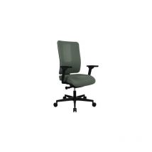 Bürodrehstuhl sitness Life 50 47-57cm Synchronmechanik Rolle hart gebremst (für Teppichboden) Polyamid graugrün