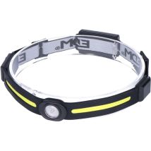 Lampe frontale 3w + 5w cob led 2 led 370lm 1200mAh EDM