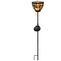 Torche solaire en métal BLOSSOM Noir Metal H84.5CM