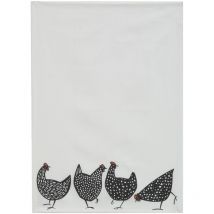 Torchon 100% coton Cocottes